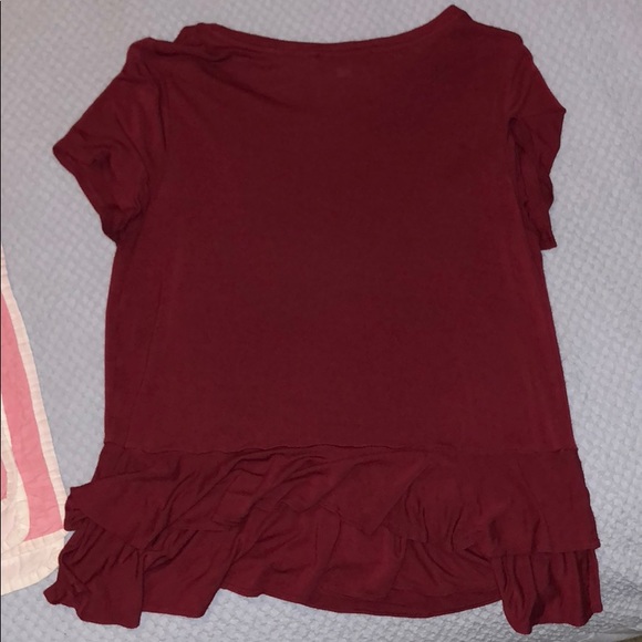Cotton maroon shirt - Picture 2 of 4